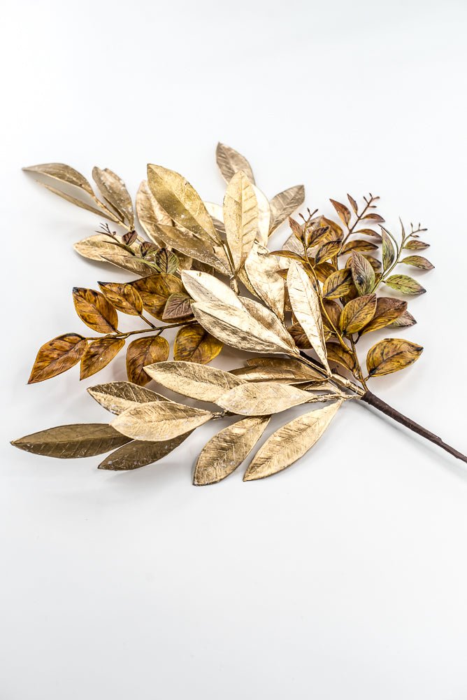 Artificial Gold & Brown Laurel Leaf - 26" - Greenery MarketArtificial FloraXG1147-GOBN