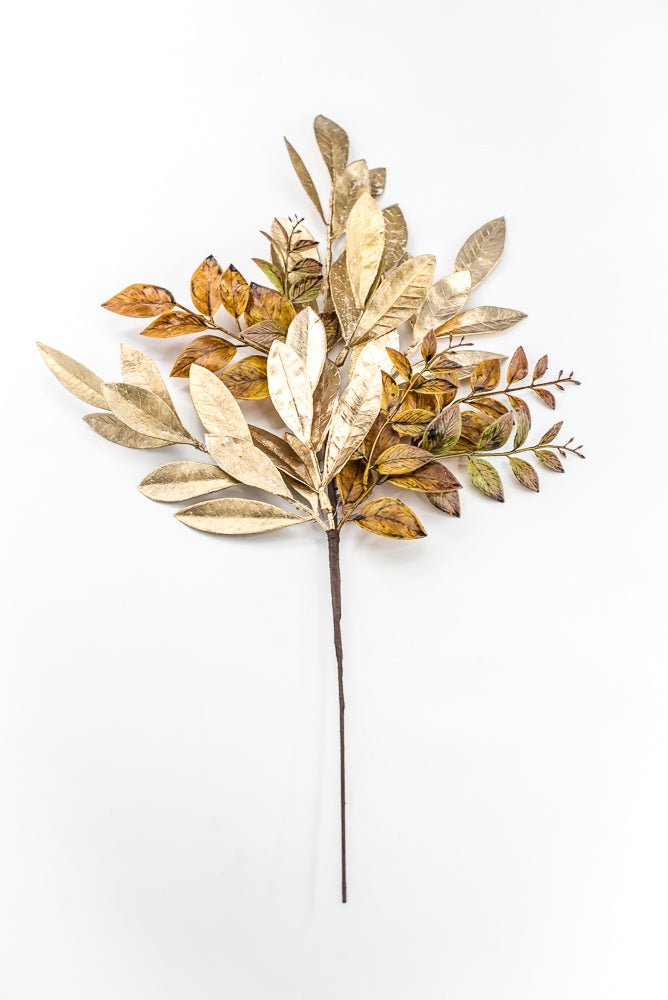 Artificial Gold & Brown Laurel Leaf - 26" - Greenery MarketArtificial FloraXG1147-GOBN