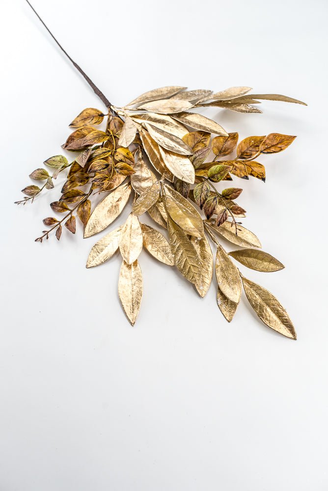 Artificial Gold & Brown Laurel Leaf - 26" - Greenery MarketArtificial FloraXG1147-GOBN