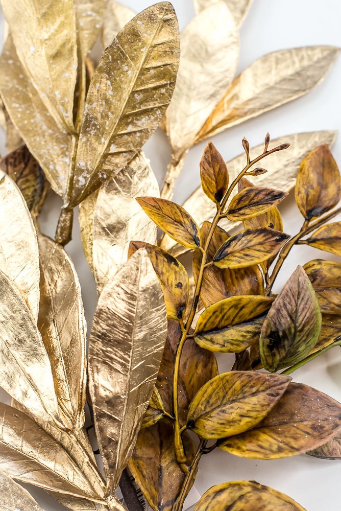 Artificial Gold & Brown Laurel Leaf - 26" - Greenery MarketArtificial FloraXG1147-GOBN