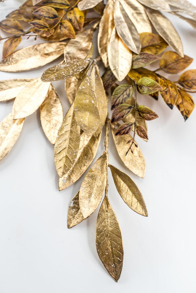 Artificial Gold & Brown Laurel Leaf - 26" - Greenery MarketArtificial FloraXG1147-GOBN