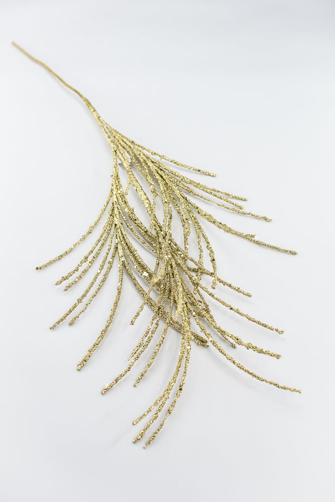 Artificial Gold Glitter Grass Spray - 33" - Greenery MarketArtificial Flora65851-GOLD