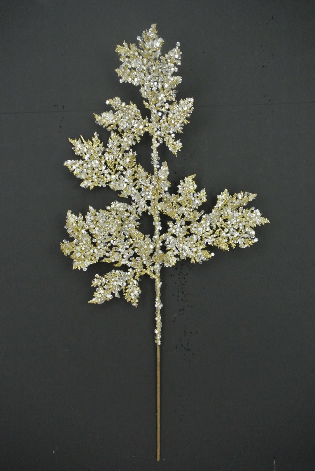 Artificial Gold Glitter Sequin Pearl Cedar Spray - 27.5" - Greenery MarketArtificial Flora40341-GOLD