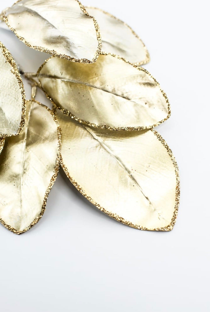 Artificial Gold Magnolia Leaf Spray - 24" - Greenery MarketArtificial Flora85103-GOLD