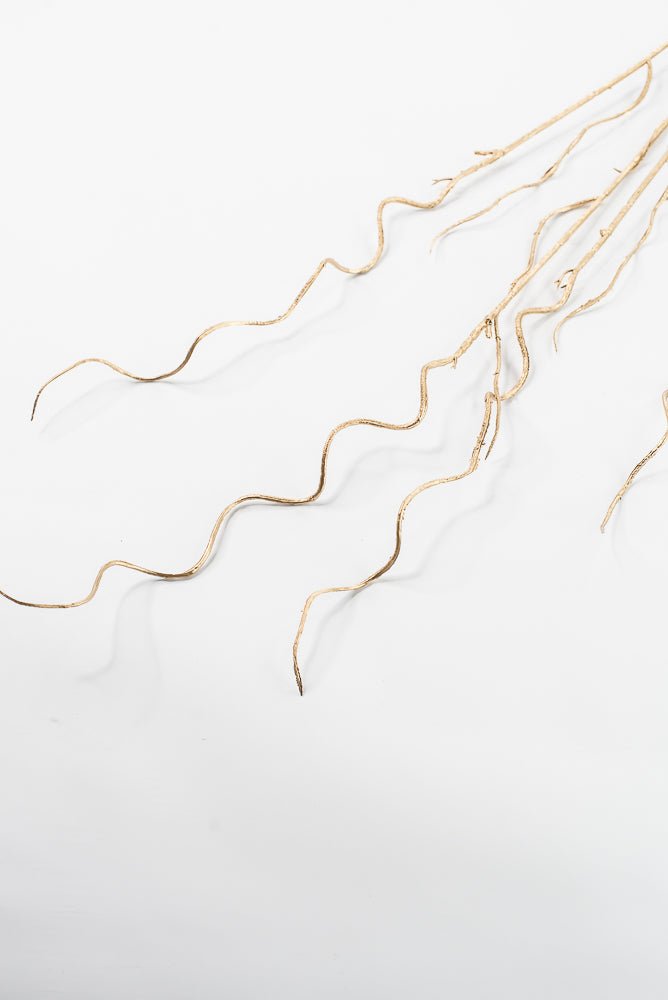 Artificial Gold Metallic Branch Twig Spray - 47" - Greenery MarketArtificial Flora86903GD