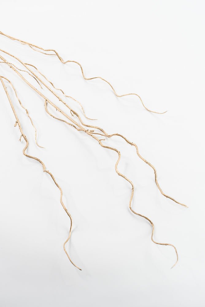 Artificial Gold Metallic Branch Twig Spray - 47" - Greenery MarketArtificial Flora86903GD
