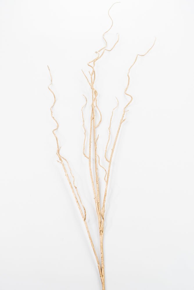 Artificial Gold Metallic Branch Twig Spray - 47" - Greenery MarketArtificial Flora86903GD