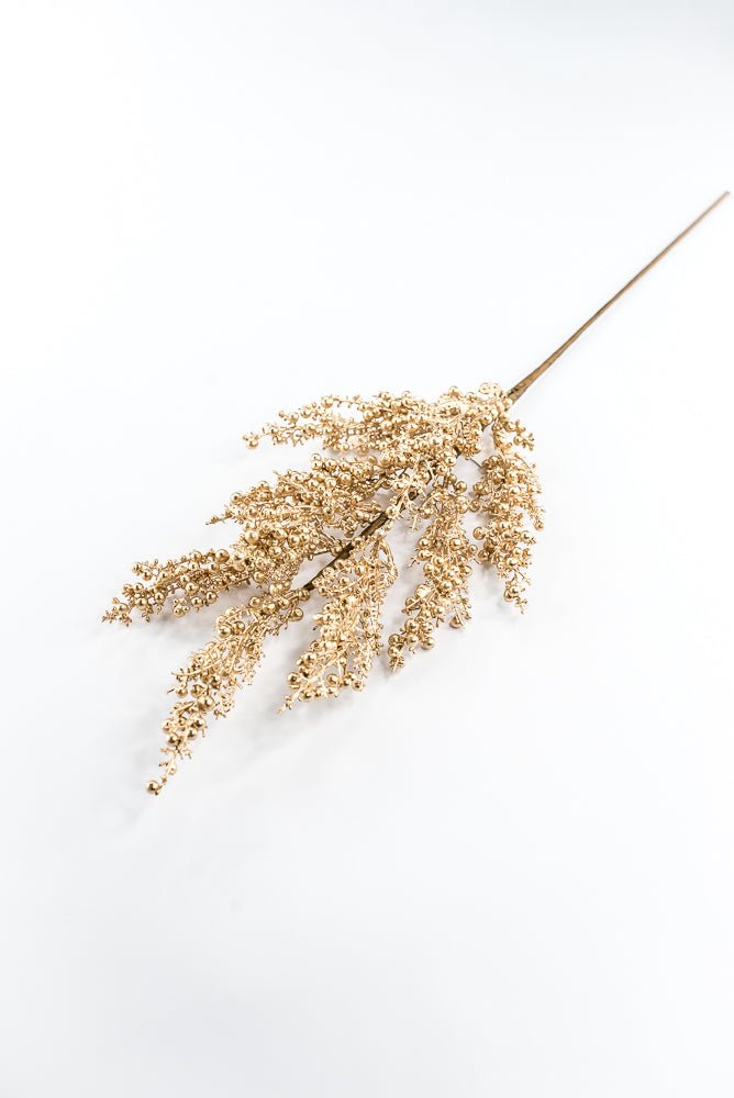 Artificial Gold Mini Berry Spray - 26" - Greenery MarketArtificial Flora32257-GOLD