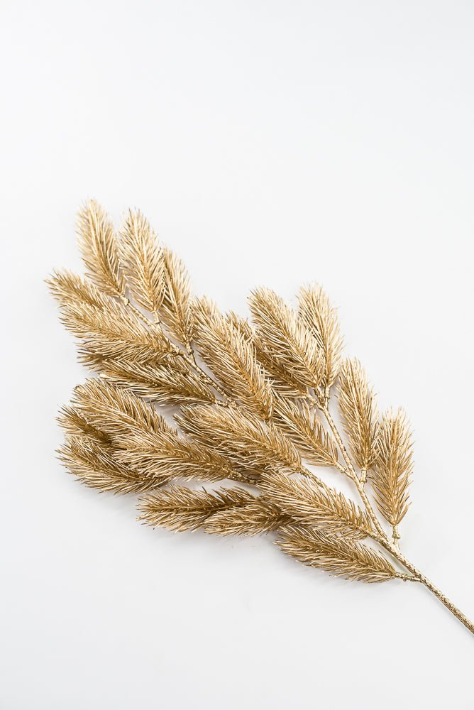 Artificial Gold Pine Spray - 25" - Greenery Market86556GD