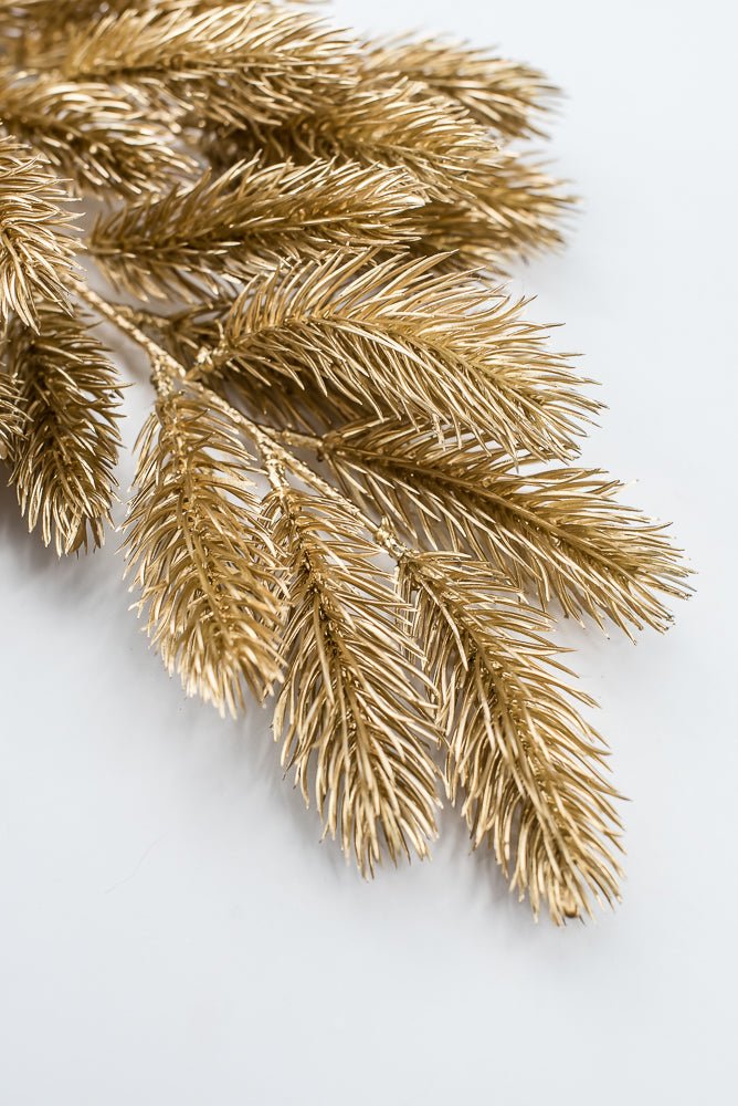 Artificial Gold Pine Spray - 25" - Greenery Market86556GD