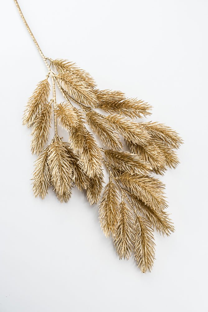 Artificial Gold Pine Spray - 25" - Greenery Market86556GD
