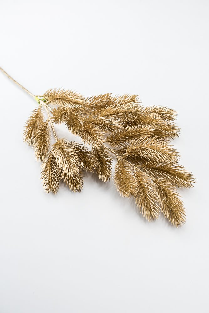 Artificial Gold Pine Spray - 25" - Greenery Market86556GD