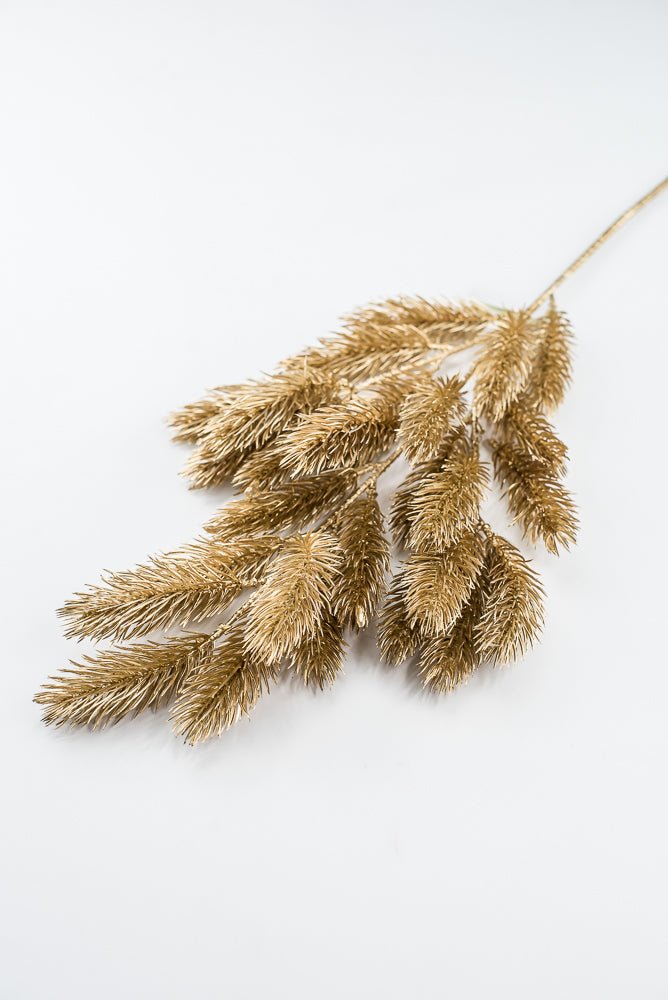 Artificial Gold Pine Spray - 25" - Greenery Market86556GD