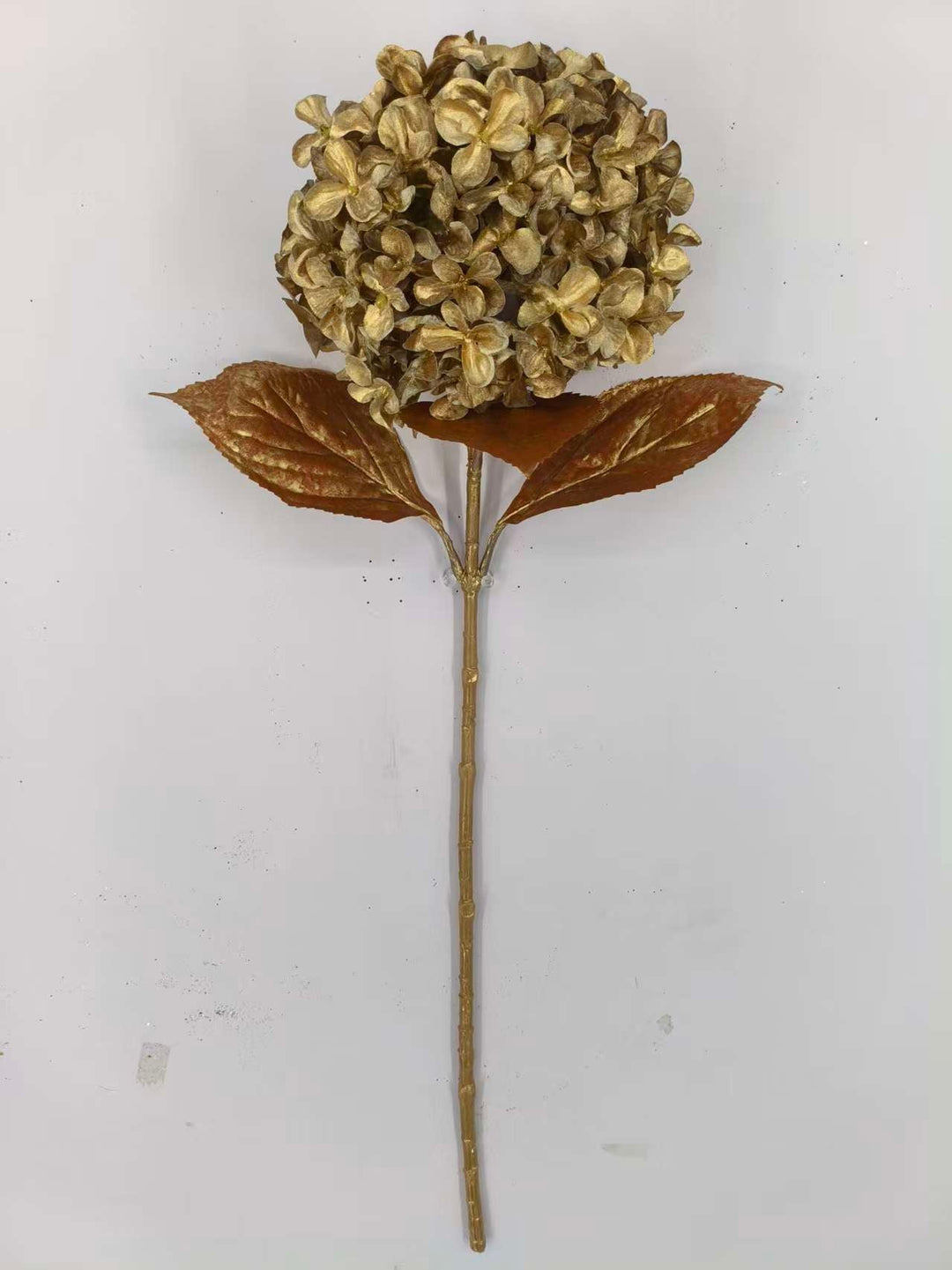 Artificial Gold Single Hydrangea Stem - 27" - Greenery MarketArtificial Flora85984-GOLD