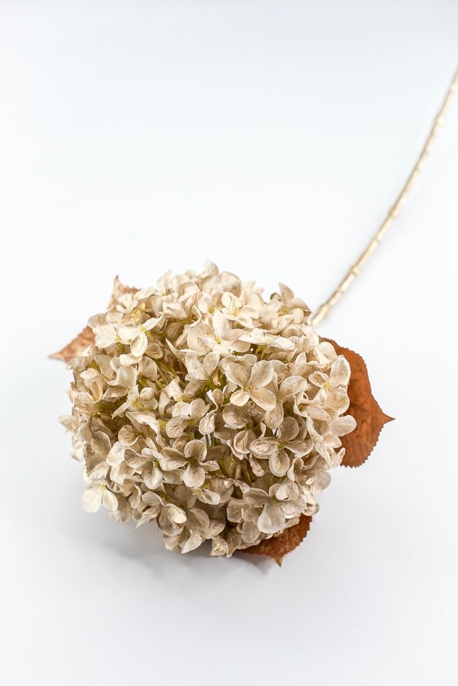 Artificial Gold Single Hydrangea Stem - 27" - Greenery MarketArtificial Flora85984-GOLD