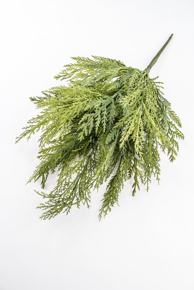 Artificial Green Cypress Pine Bush - 21" - Greenery MarketX2201-G