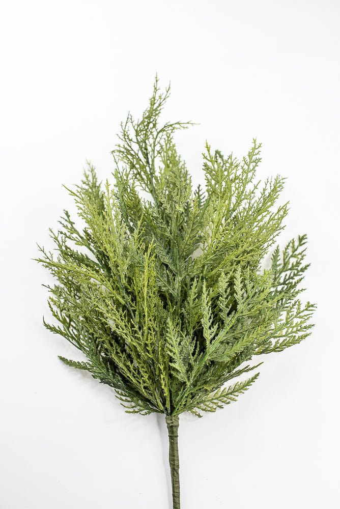 Artificial Green Cypress Pine Bush - 21" - Greenery MarketX2201-G