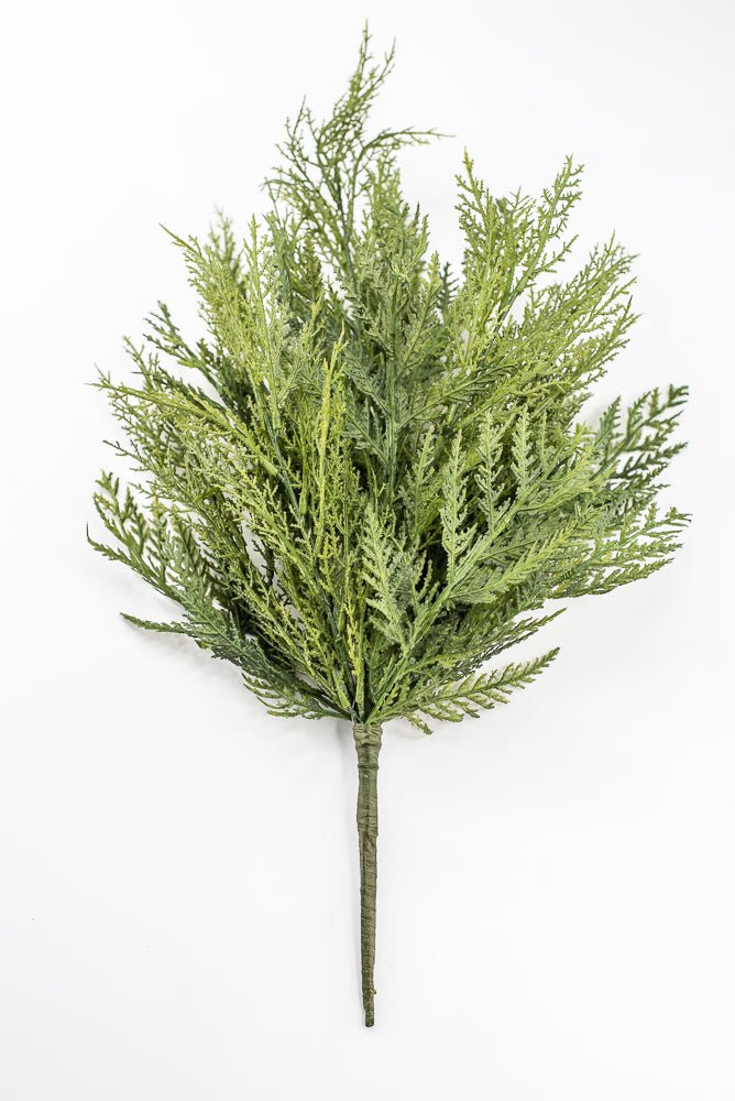 Artificial Green Cypress Pine Bush - 21" - Greenery MarketX2201-G
