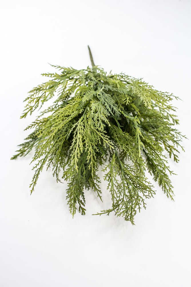 Artificial Green Cypress Pine Bush - 21" - Greenery MarketX2201-G