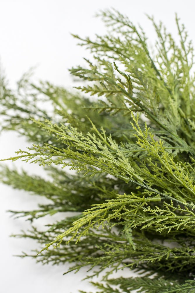 Artificial Green Cypress Pine Bush - 21" - Greenery MarketX2201-G