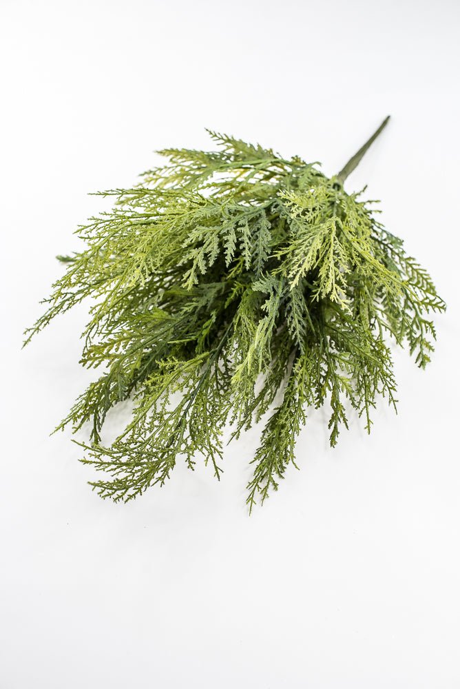 Artificial Green Cypress Pine Bush - 21" - Greenery MarketX2201-G