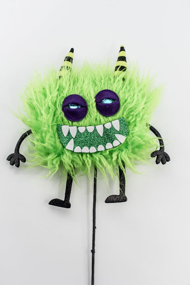 Artificial Green Furry Monster Spray - 21" - Greenery Market57379GN