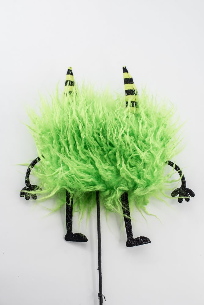 Artificial Green Furry Monster Spray - 21" - Greenery Market57379GN
