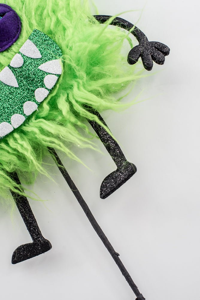 Artificial Green Furry Monster Spray - 21" - Greenery Market57379GN