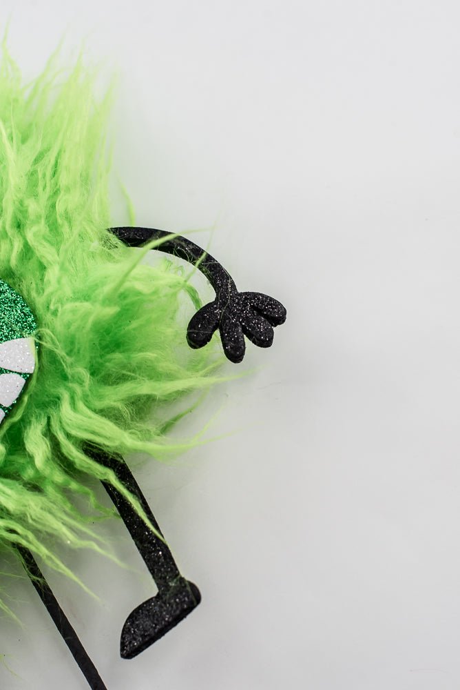 Artificial Green Furry Monster Spray - 21" - Greenery Market57379GN
