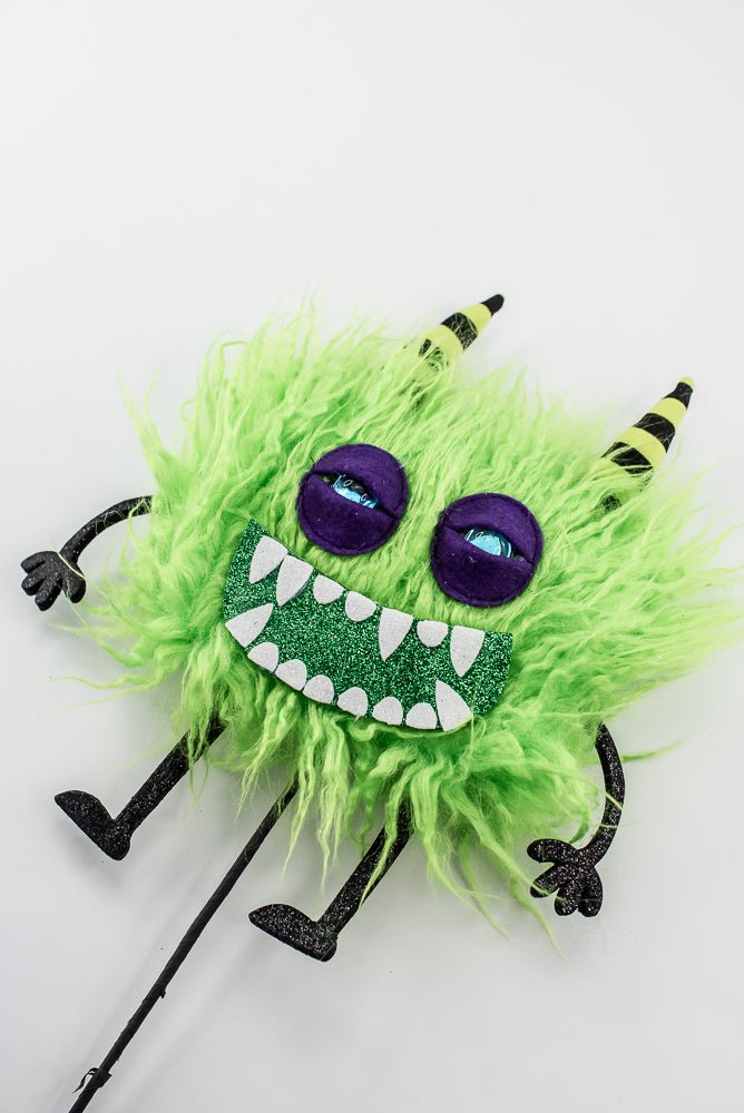 Artificial Green Furry Monster Spray - 21" - Greenery Market57379GN