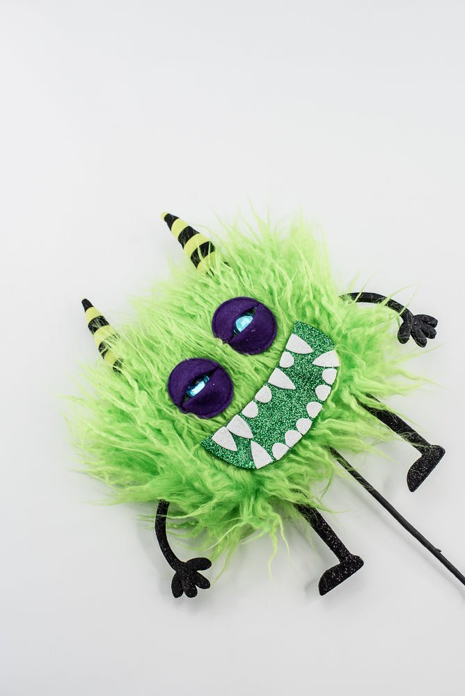 Artificial Green Furry Monster Spray - 21" - Greenery Market57379GN