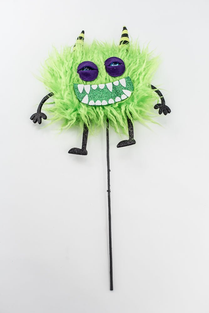 Artificial Green Furry Monster Spray - 21" - Greenery Market57379GN