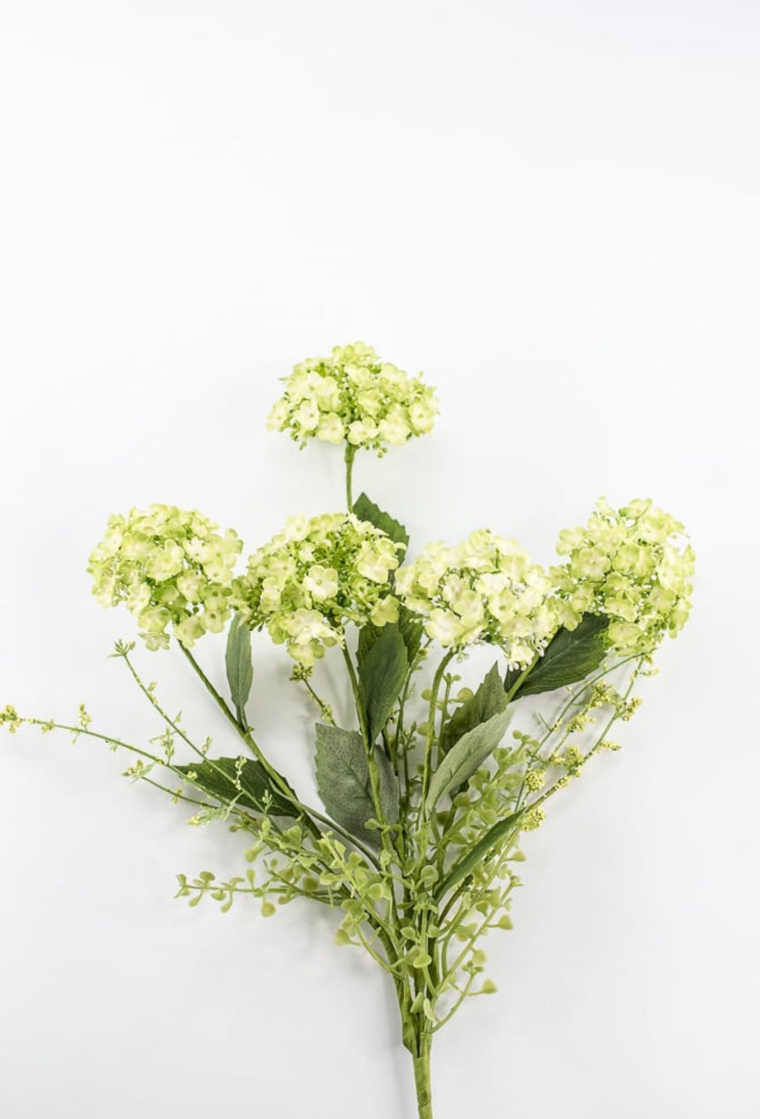Artificial Green Hydrangea Bush - 19" - Greenery Market40442-GN