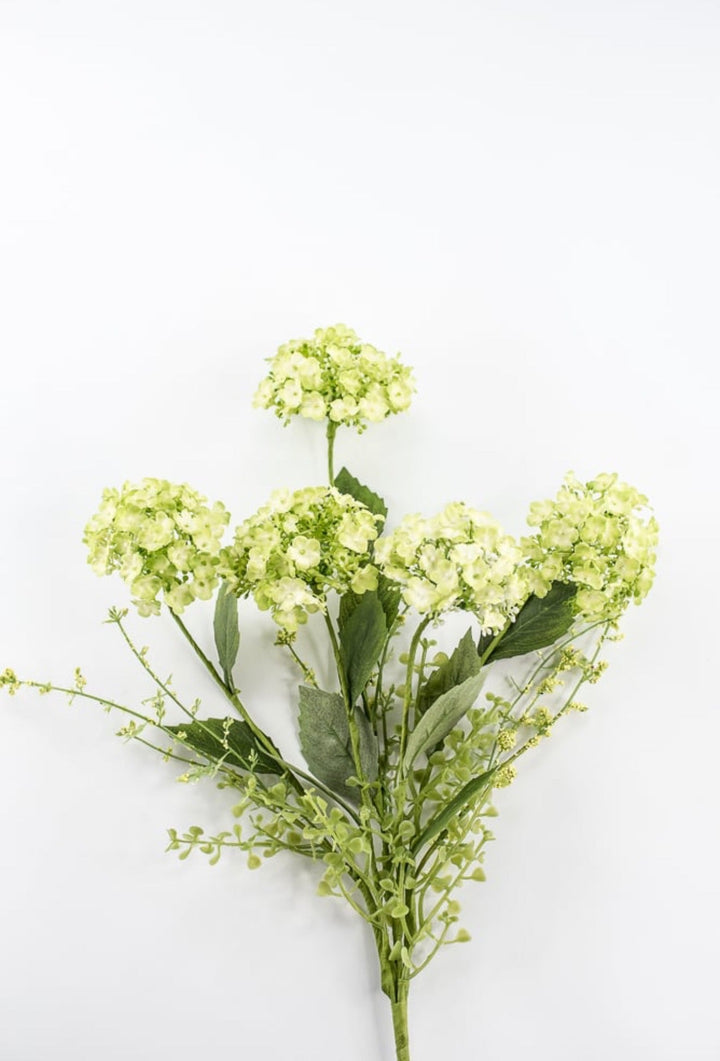 Artificial Green Hydrangea Bush - 19" - Greenery Market40442-GN