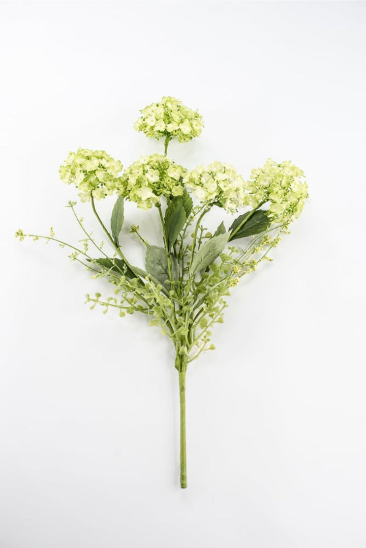 Artificial Green Hydrangea Bush - 19" - Greenery Market40442-GN