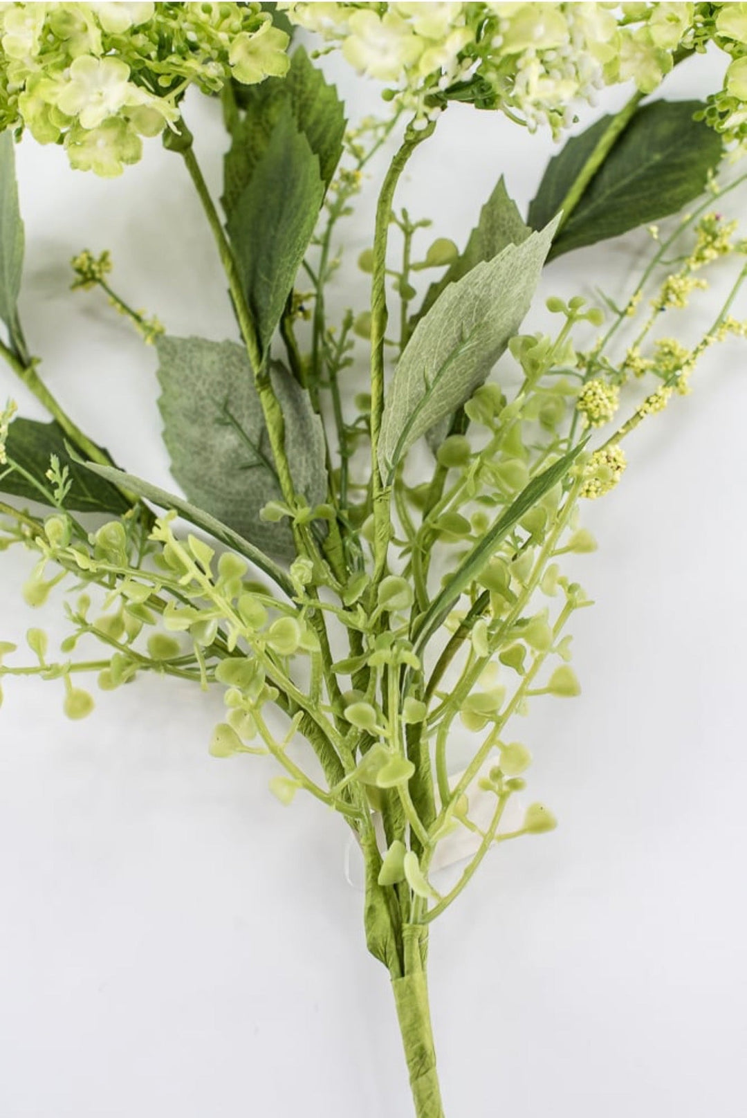Artificial Green Hydrangea Bush - 19" - Greenery Market40442-GN