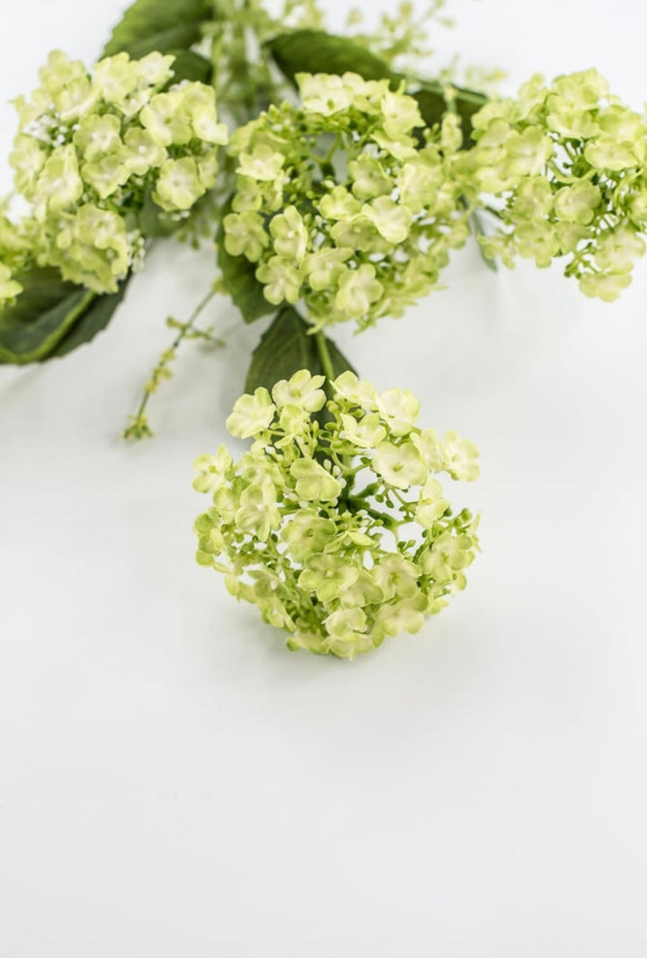 Artificial Green Hydrangea Bush - 19" - Greenery Market40442-GN