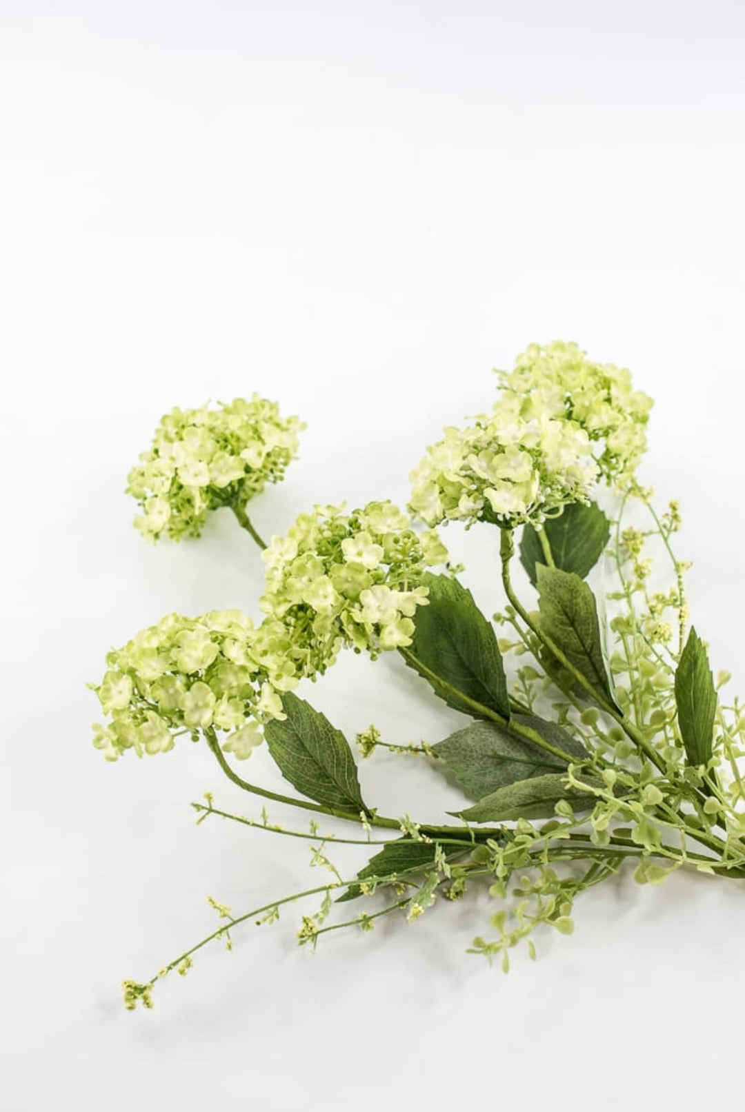 Artificial Green Hydrangea Bush - 19" - Greenery Market40442-GN