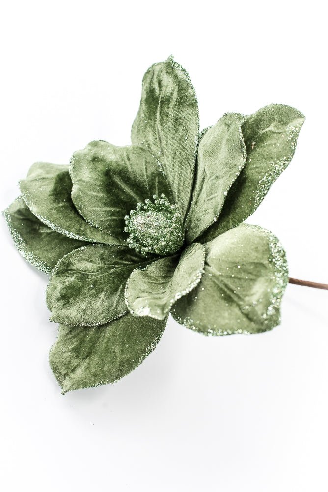 Artificial Green Magnolia Stem - 8" - Greenery Market86868GN