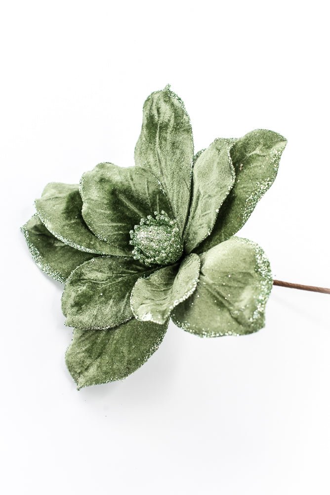 Artificial Green Magnolia Stem - 8" - Greenery Market86868GN