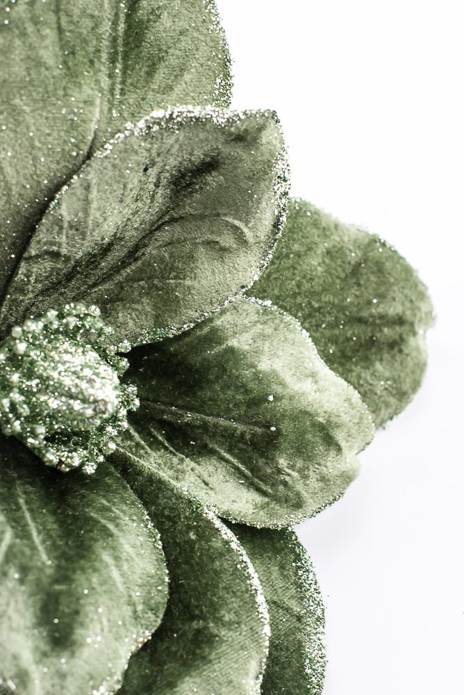 Artificial Green Magnolia Stem - 8" - Greenery Market86868GN