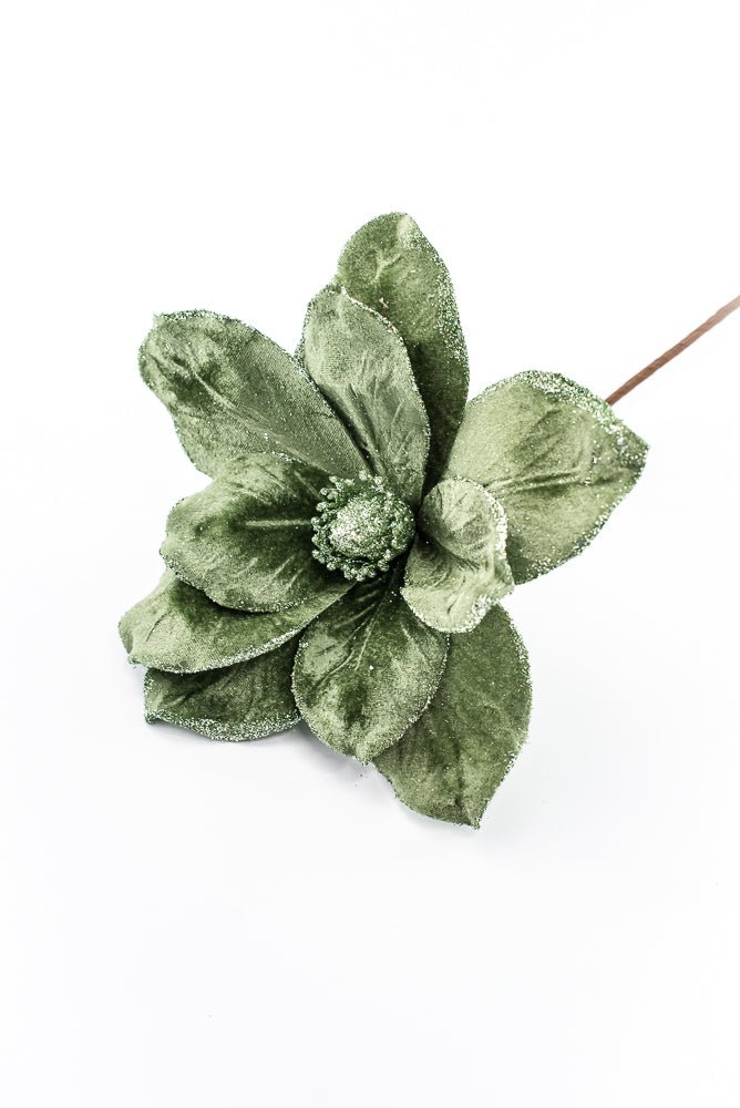 Artificial Green Magnolia Stem - 8" - Greenery Market86868GN