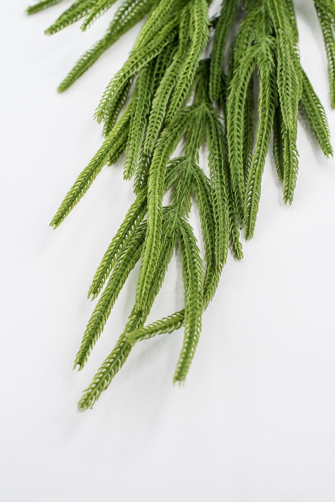 Artificial, Green, Norfolk Pine Spray - 28" - Greenery MarketArtificial Flowers208006