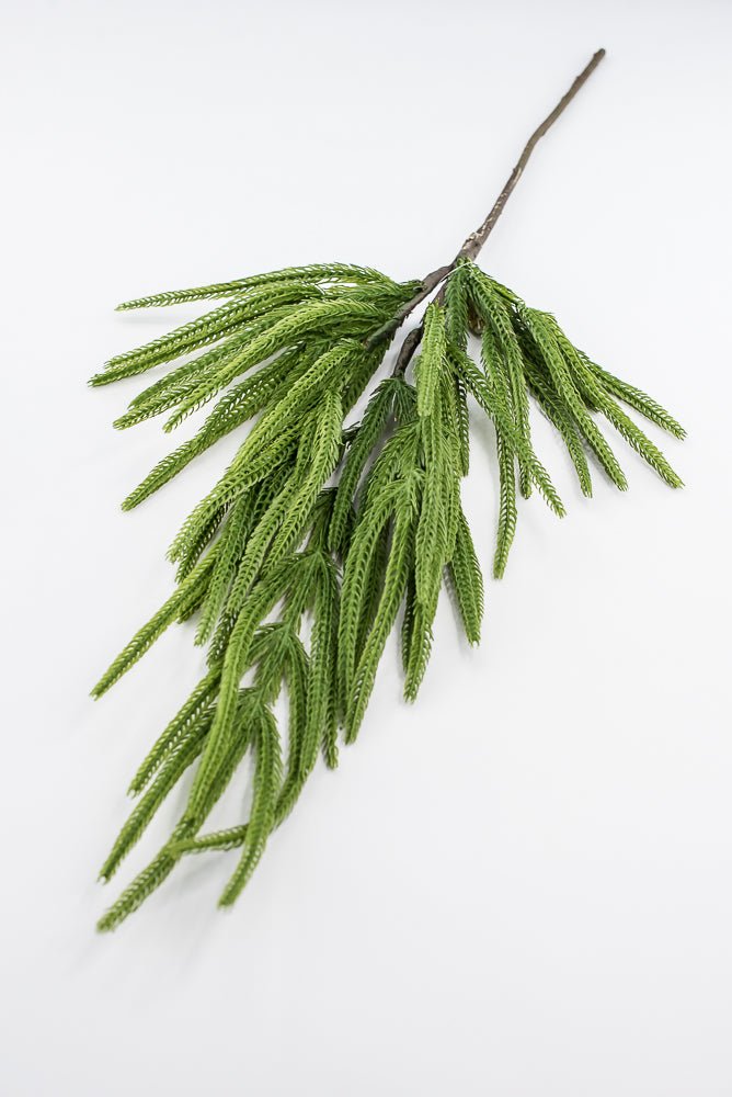 Artificial, Green, Norfolk Pine Spray - 28" - Greenery MarketArtificial Flowers208006