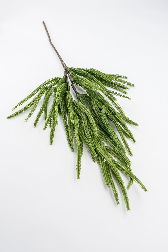 Artificial, Green, Norfolk Pine Spray - 28" - Greenery MarketArtificial Flowers208006