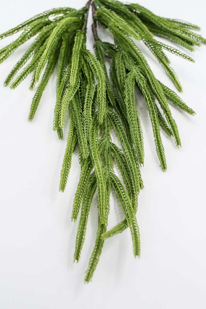 Artificial, Green, Norfolk Pine Spray - 28" - Greenery MarketArtificial Flowers208006