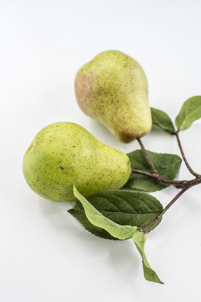 Artificial Green Pear Branch Pick - 10" - Greenery MarketF546-G