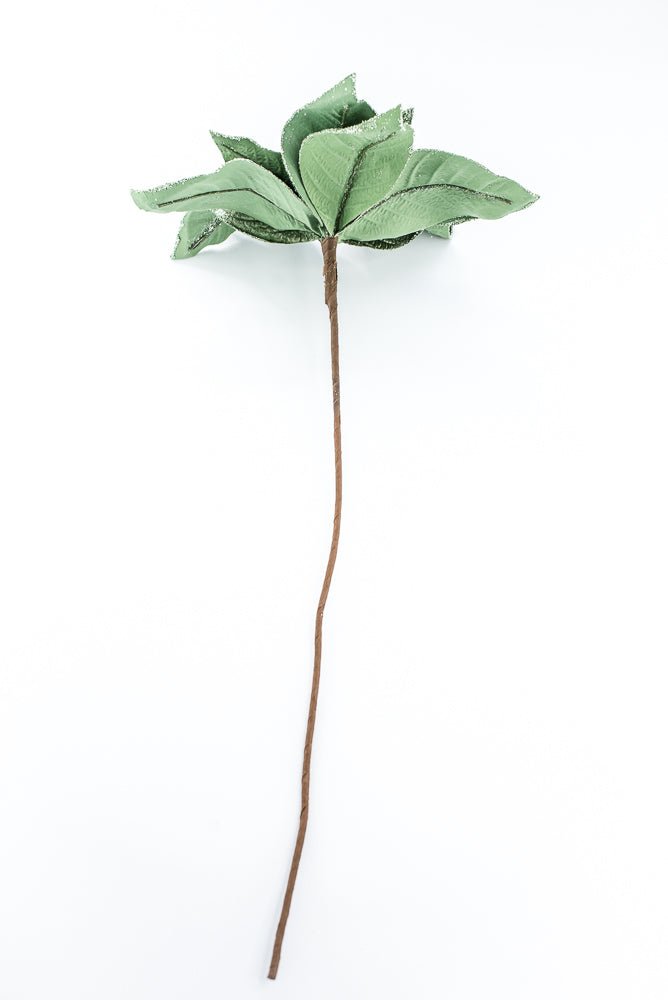 Artificial Green Poinsettia Stem - 24" - Greenery Market86873GN