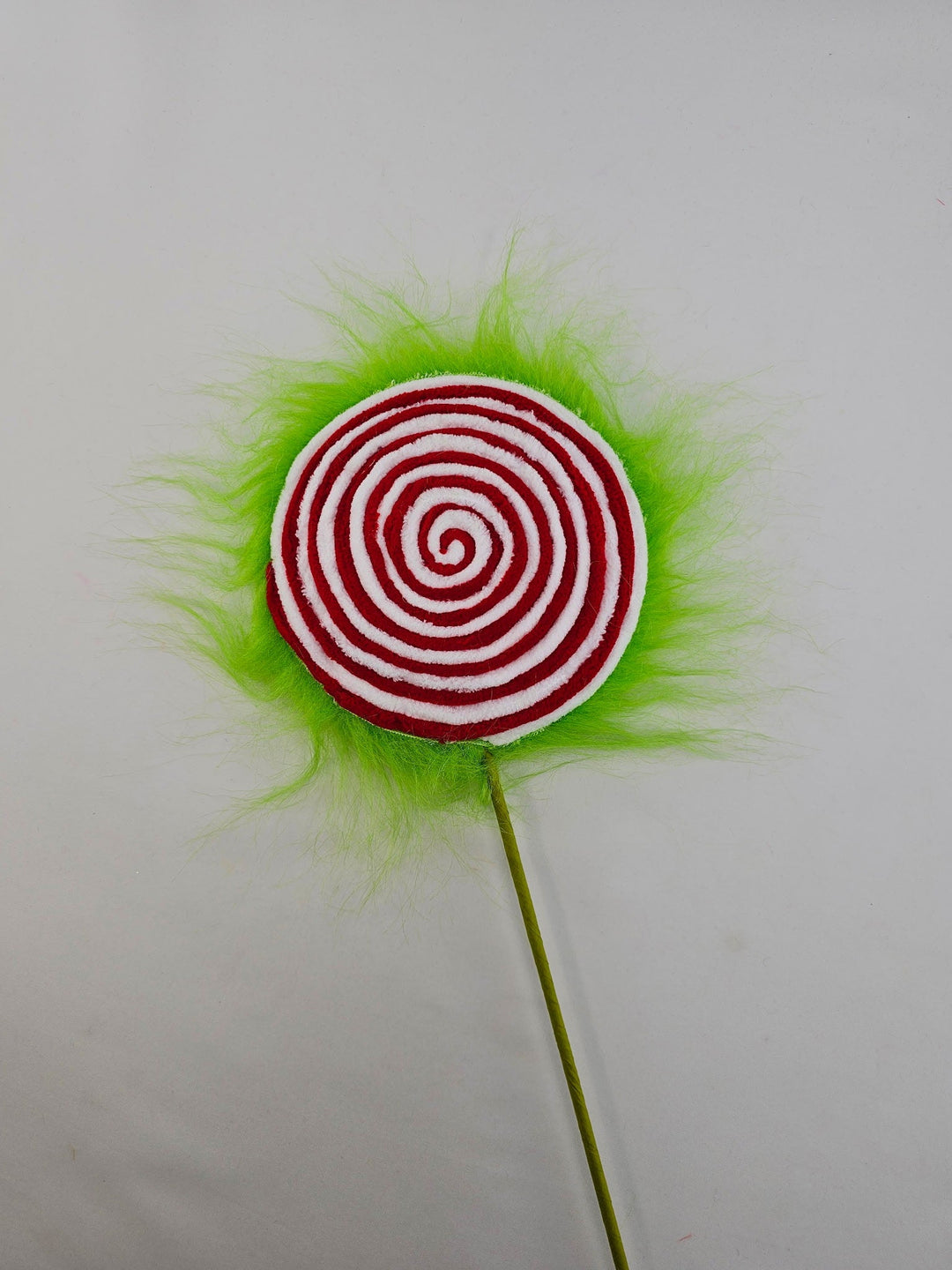 Artificial Green & Red Furry Lollipop Spray - 19.5" - Greenery MarketArtificial Flowers279708