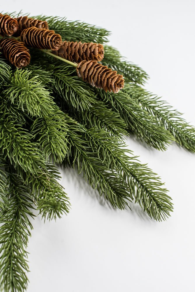 Artificial, Green Sitka Pine Bundle - 23" - Greenery Market2825273GR